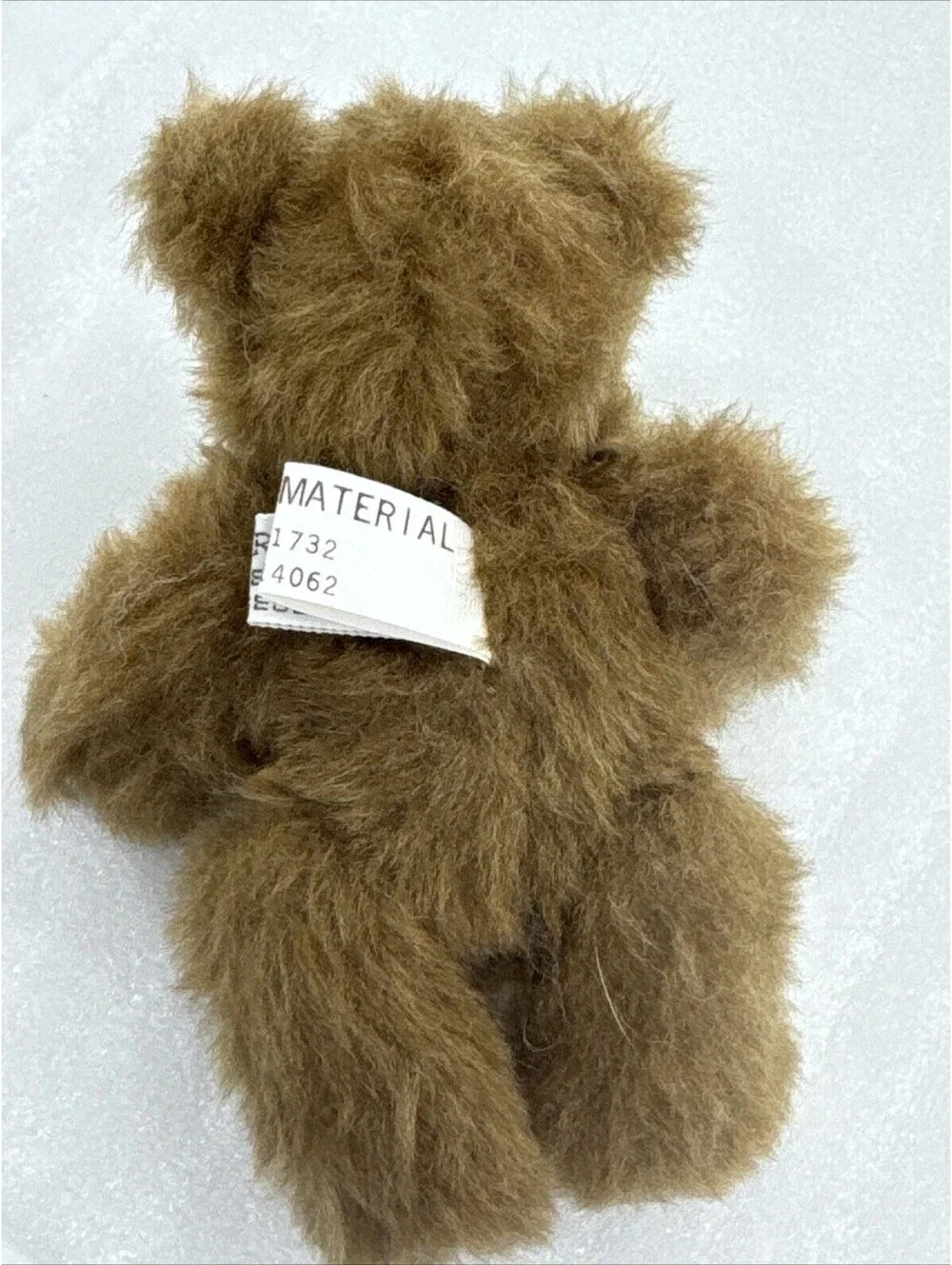 5” BEARLY THERE Company Linda Spiegel Bear Jointed Teddy Bear White Lace Bow